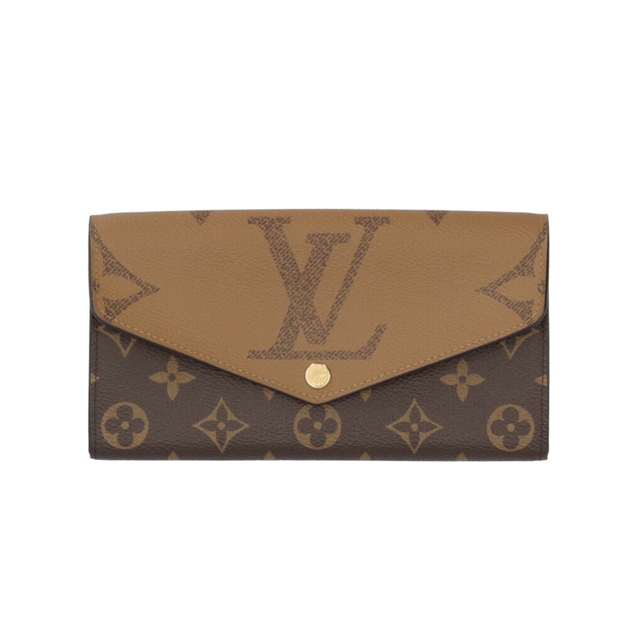 Louis Vuitton Portefeuille Sarah Monogram Giant Long Wallet Reverse M80726 Women's LOUIS VUITTON