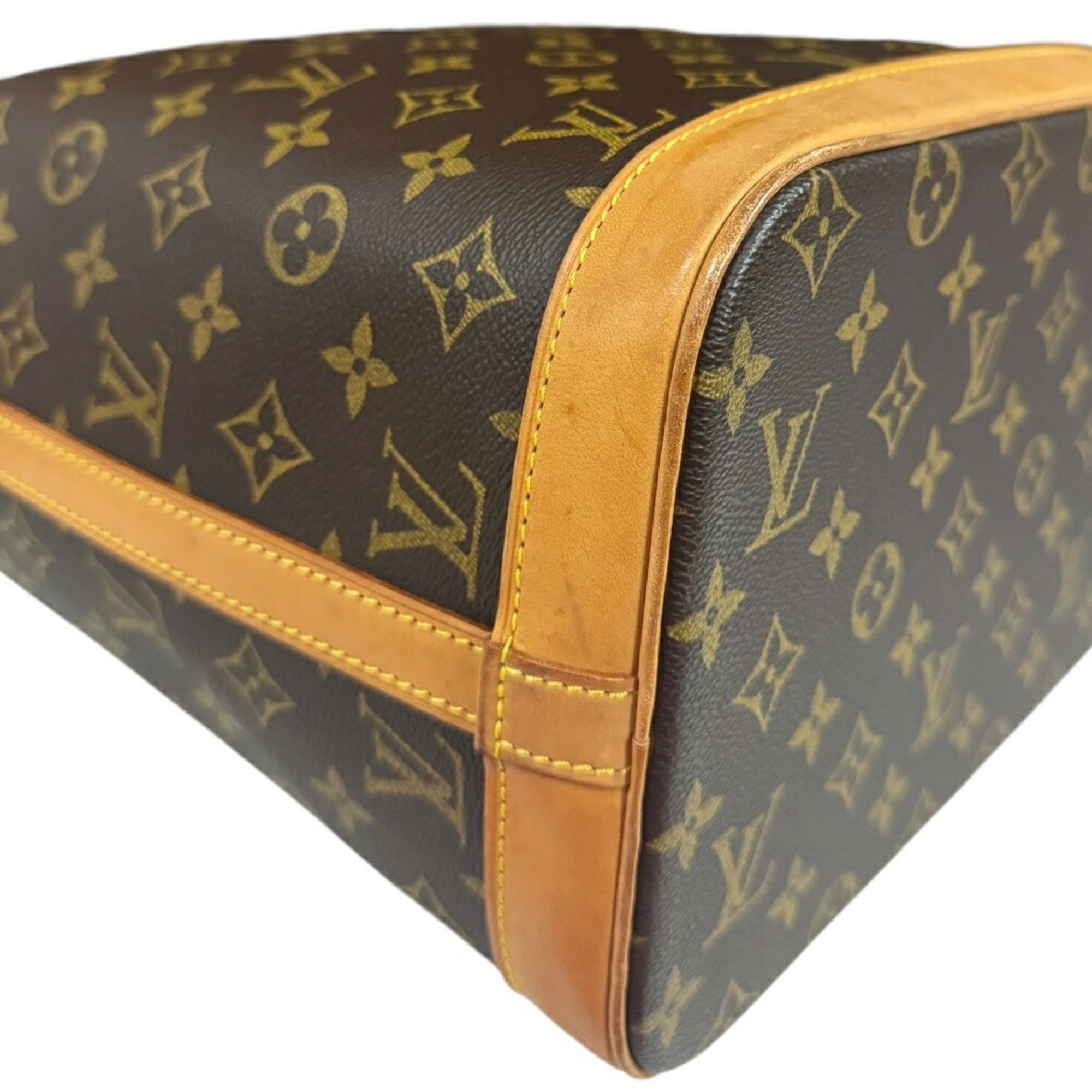 Louis Vuitton Sharon Stone Collaboration Am First Three Vanity Star Monogram Shoulder Bag Canvas M47275 Brown Women's LOUIS VUITTON