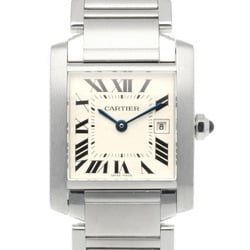 Cartier Tank Francaise MM Watch Stainless Steel 2465 Quartz Ladies CARTIER Non-Waterproof Reason for Sale