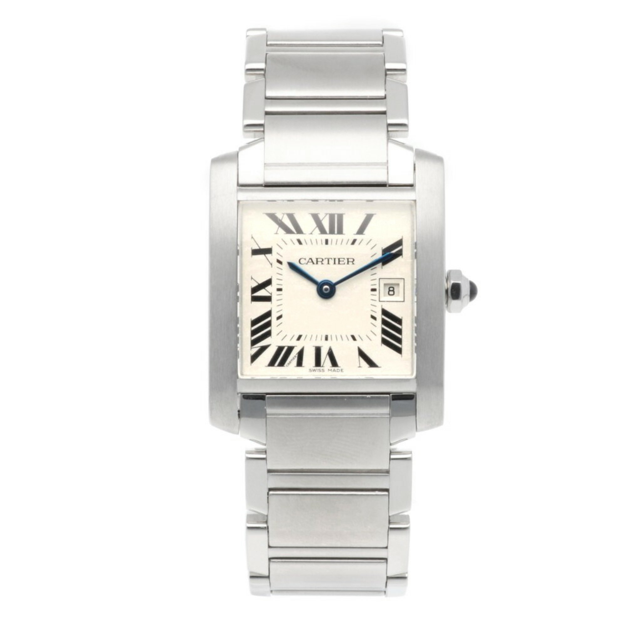 Cartier Tank Francaise MM Watch Stainless Steel 2465 Quartz Ladies CARTIER Non-Waterproof Reason for Sale