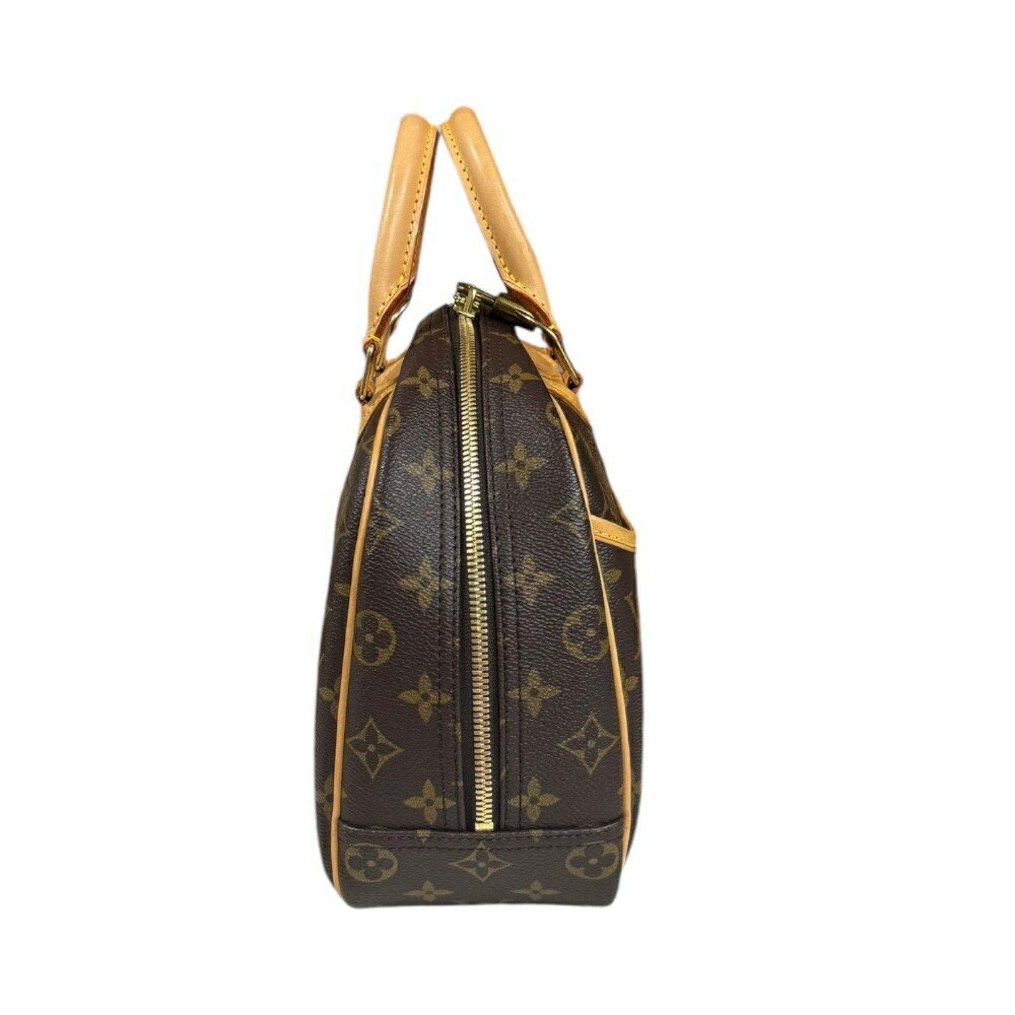 Louis Vuitton Trouville Monogram Handbag Canvas M42228 Brown Women's LOUIS VUITTON