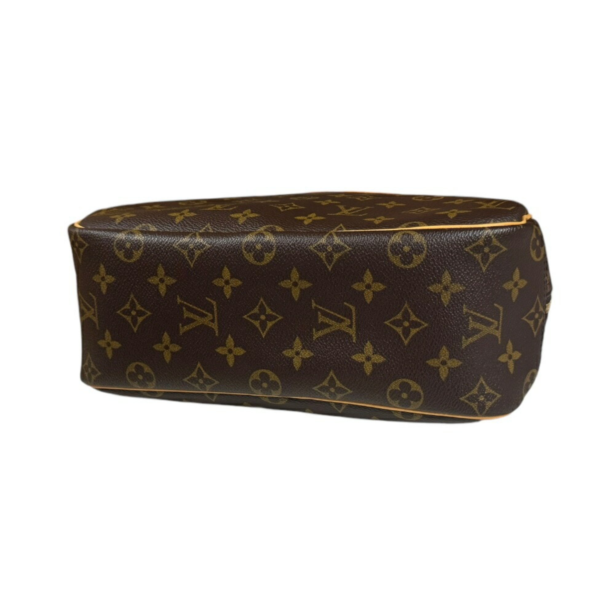 Louis Vuitton Trouville Monogram Handbag Canvas M42228 Brown Women's LOUIS VUITTON