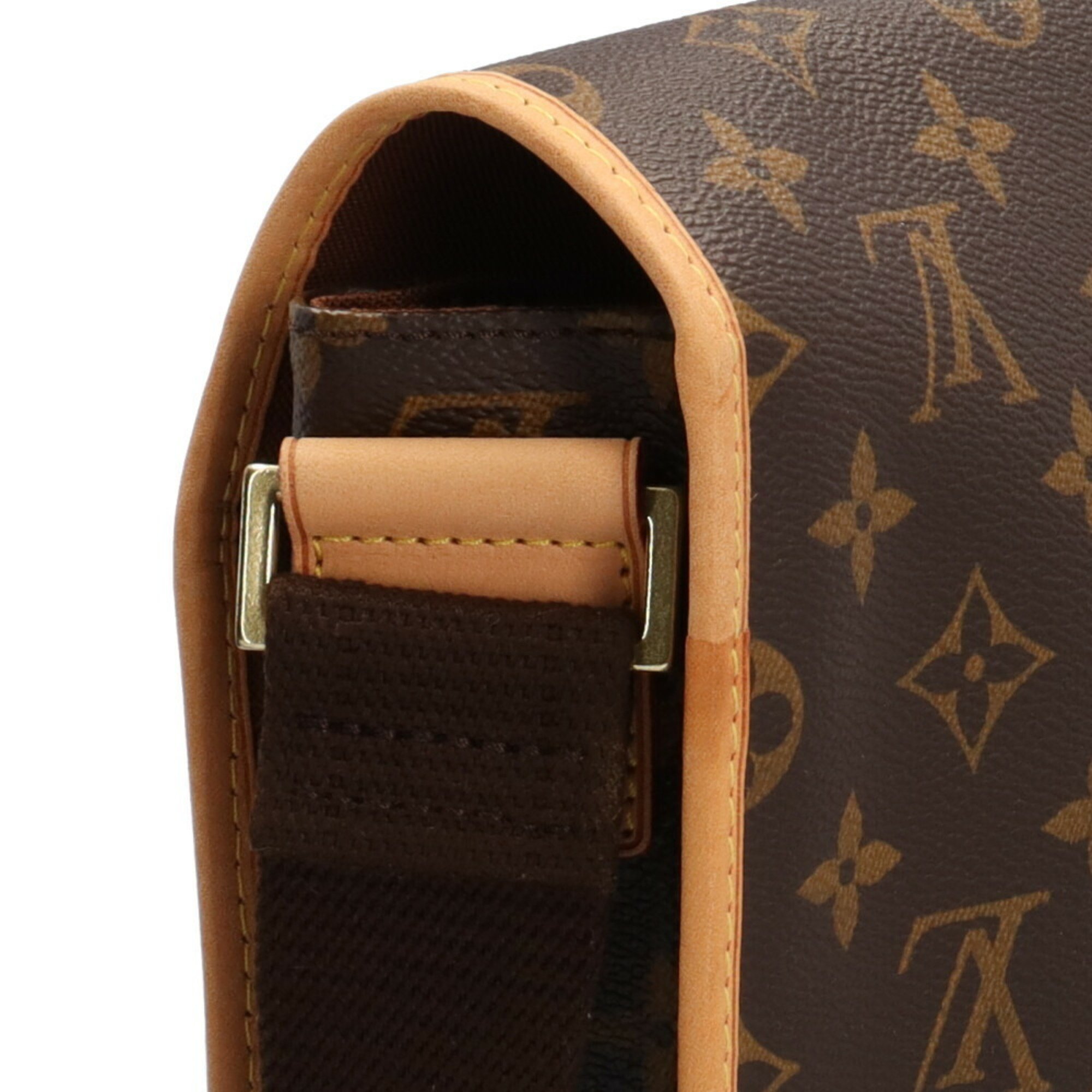 Louis Vuitton Bosphore PM Monogram Shoulder Bag Canvas M40106 Brown Women's LOUIS VUITTON