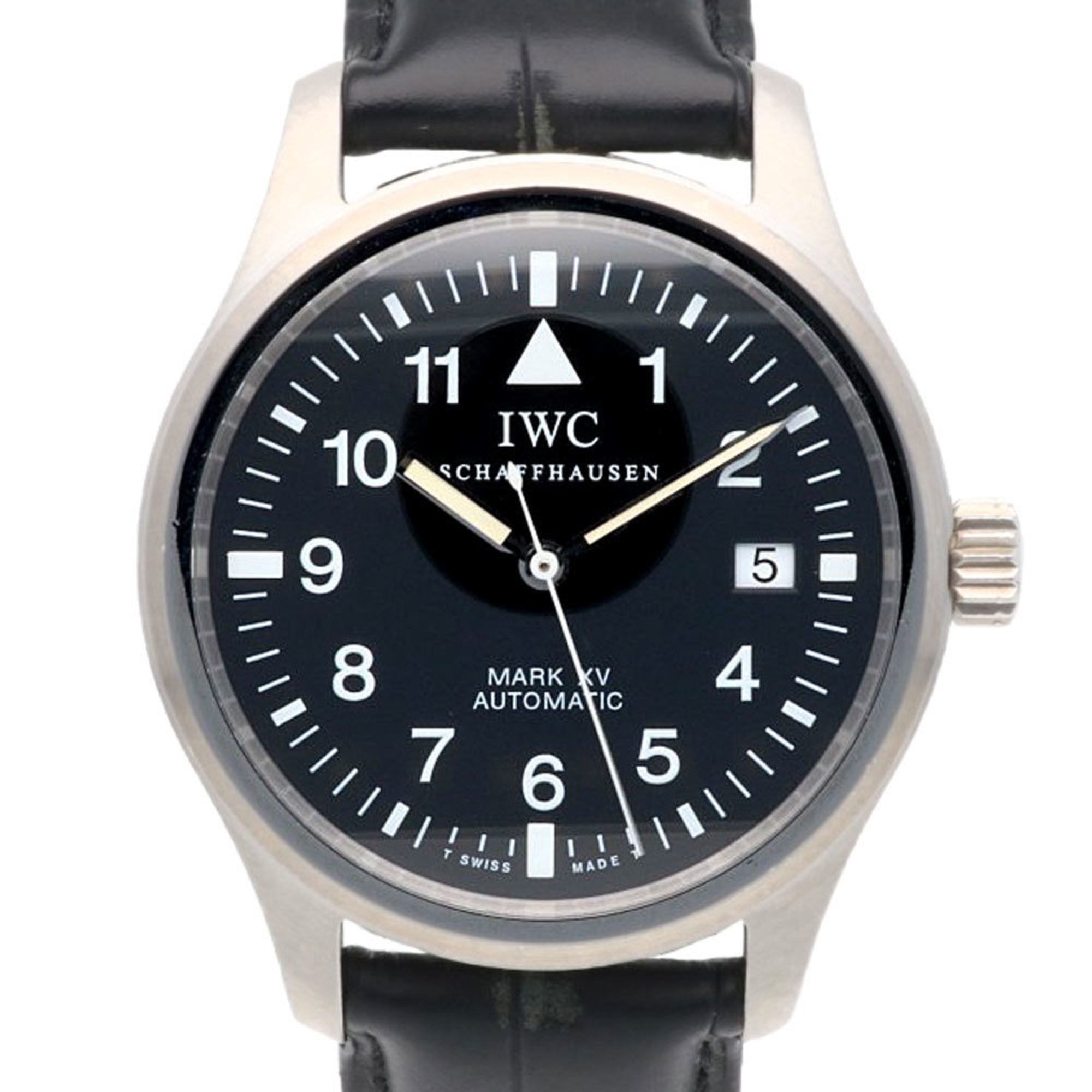 IWC Schaffhausen Pilot Watch XV Wristwatch Stainless Steel IWC3253-001 Automatic Men's SCHAFFHAUSEN Overhauled