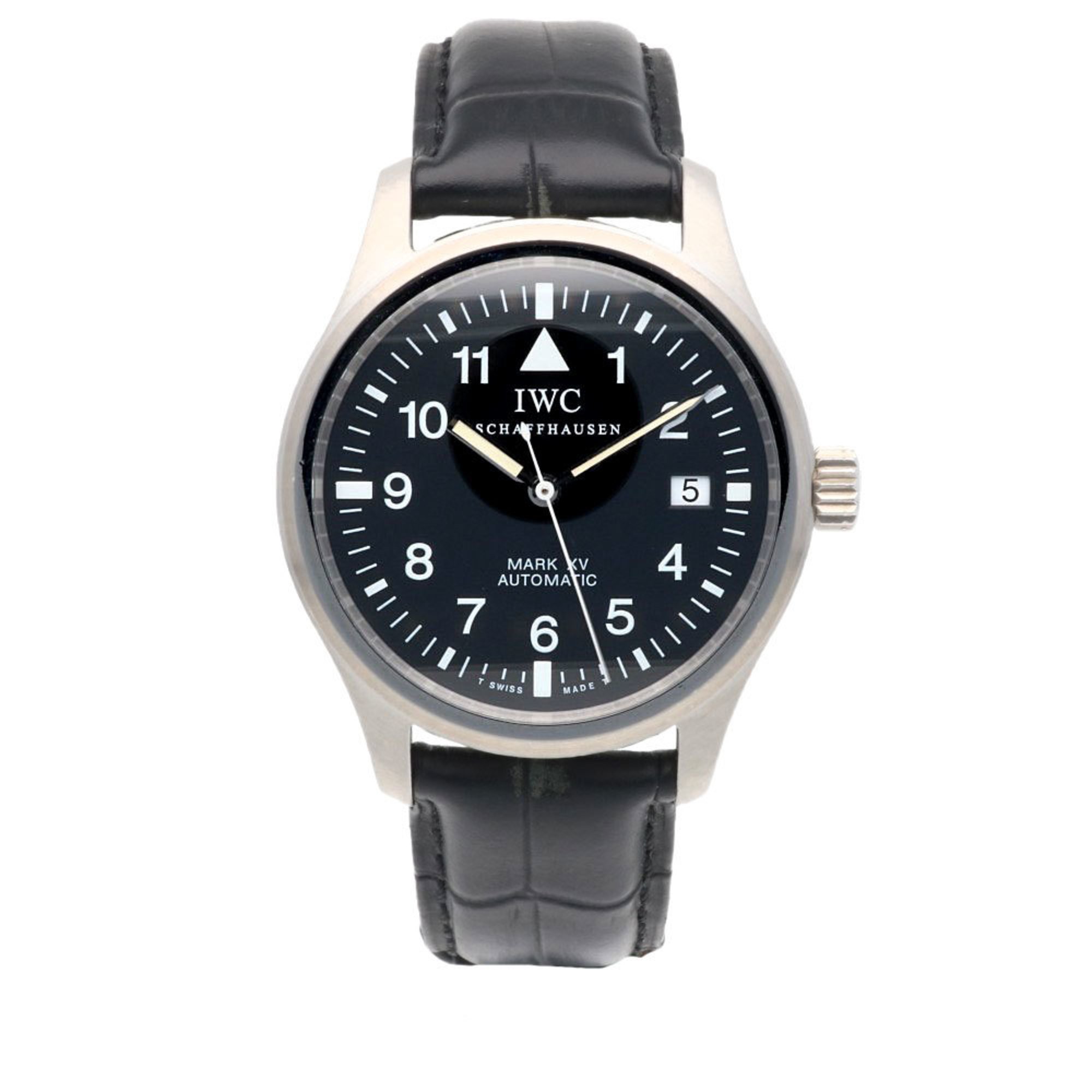 IWC Schaffhausen Pilot Watch XV Wristwatch Stainless Steel IWC3253-001 Automatic Men's SCHAFFHAUSEN Overhauled