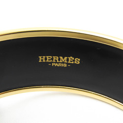 Hermes Enamel Cloisonné/enamel,Metal No Stone Bangle Gold,Light Blue Gray