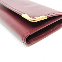 Cartier Must L3000453 Women's Leather Key Case Bordeaux