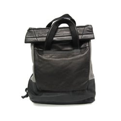 Bally ULK-MD Men's Leather Backpack Black