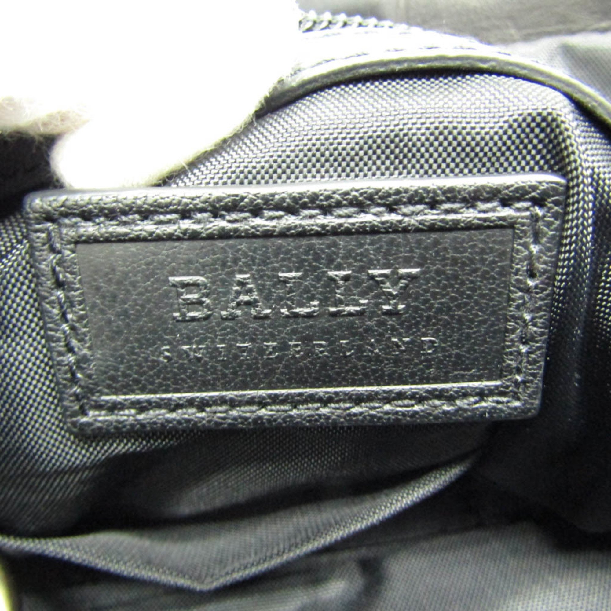 Bally ULK-MD Men's Leather Backpack Black