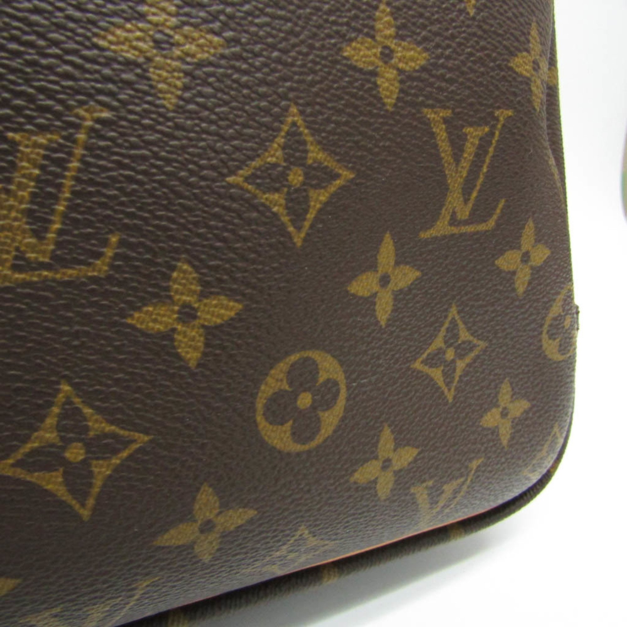 Louis Vuitton Monogram M47270 Women's Handbag Brown