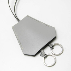 Hermes Clochette Key Ring Leather,Metal No Stone Men,Women Casual Pendant Necklace (Gray)