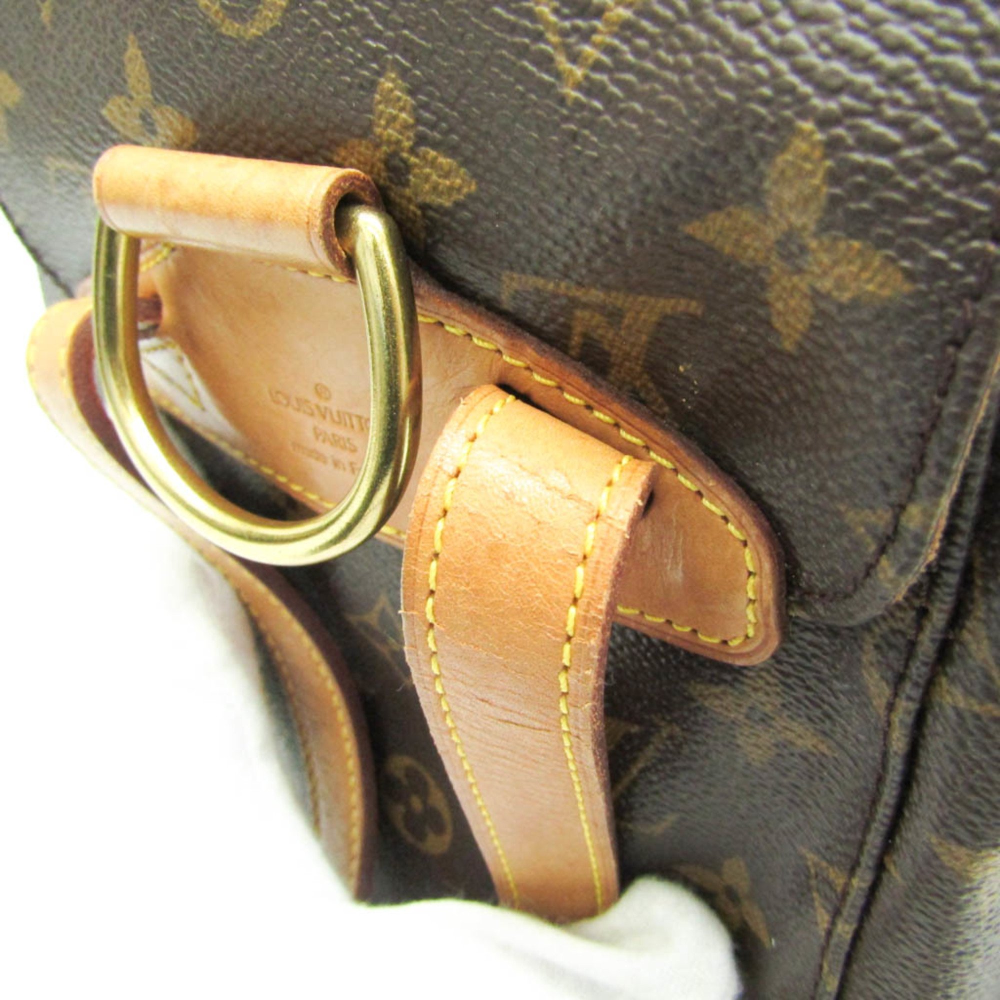 Louis Vuitton Monogram M51136 Women's Backpack Brown