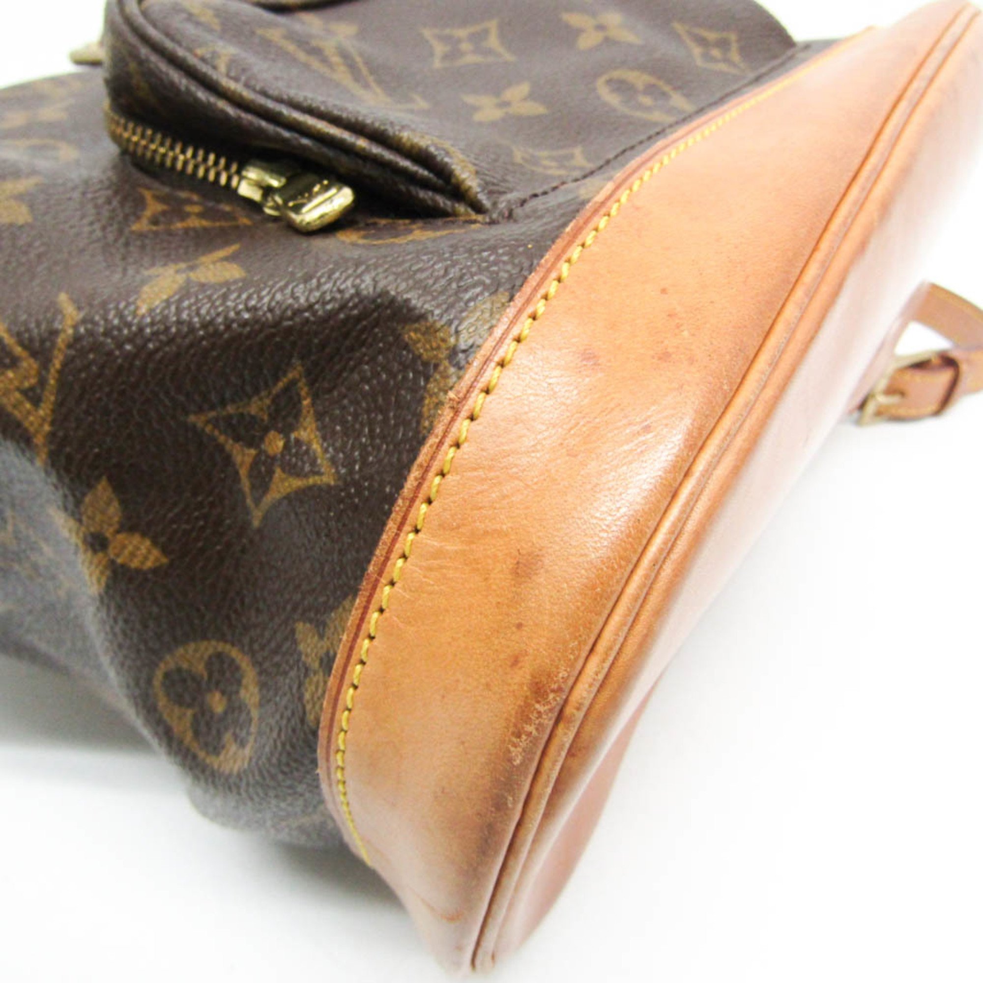 Louis Vuitton Monogram M51136 Women's Backpack Brown