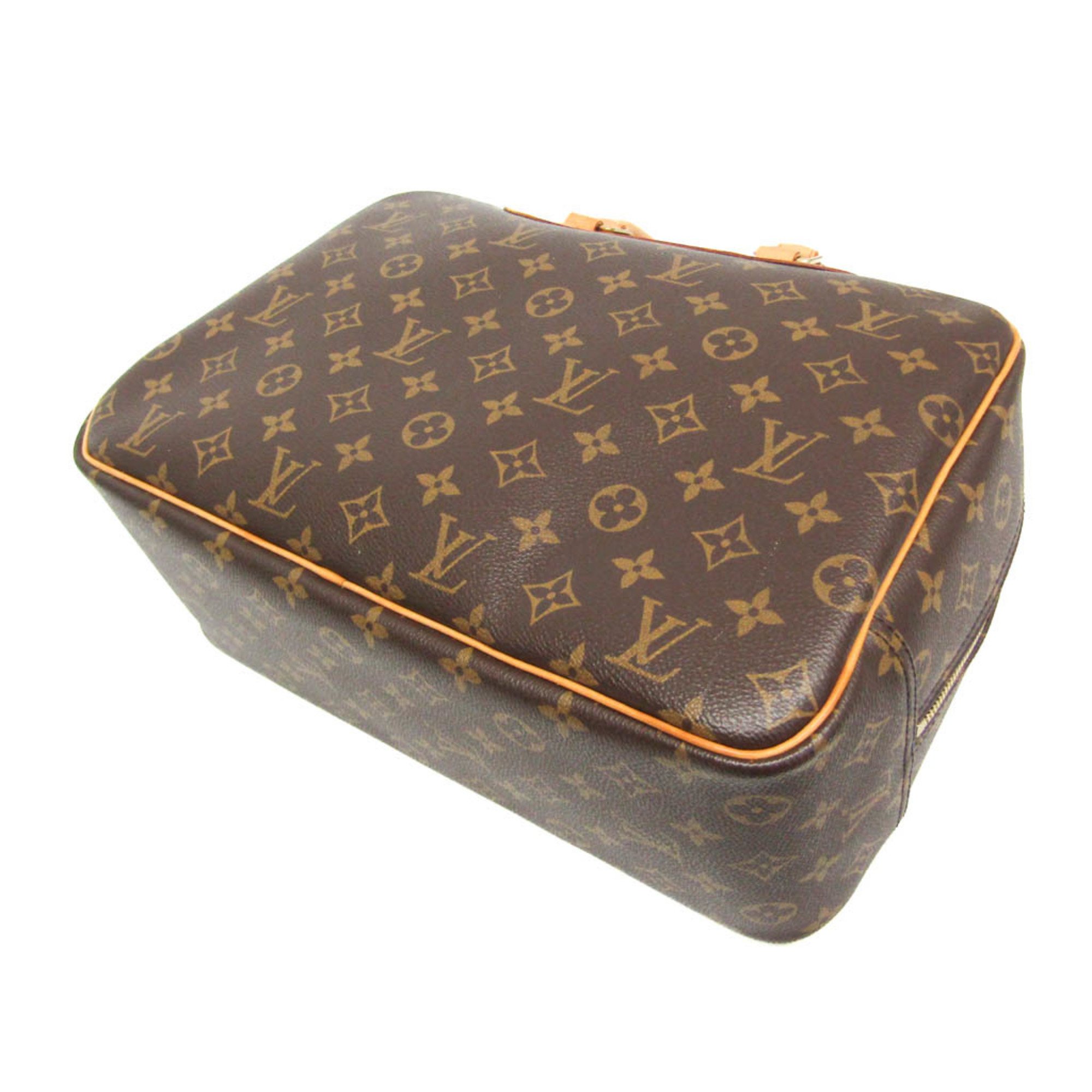 Louis Vuitton Monogram M47270 Women's Handbag Brown