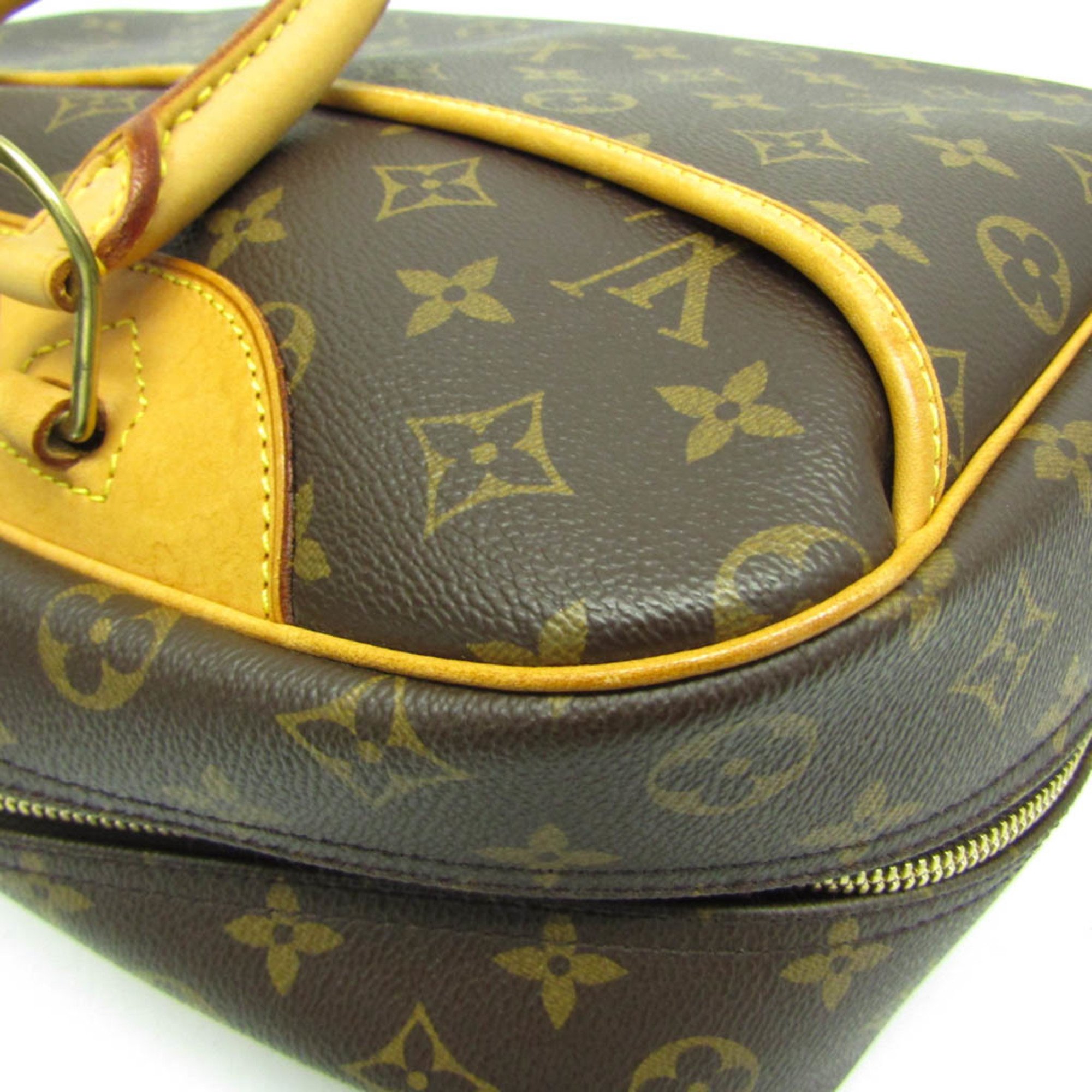 Louis Vuitton Monogram M47270 Women's Handbag Brown