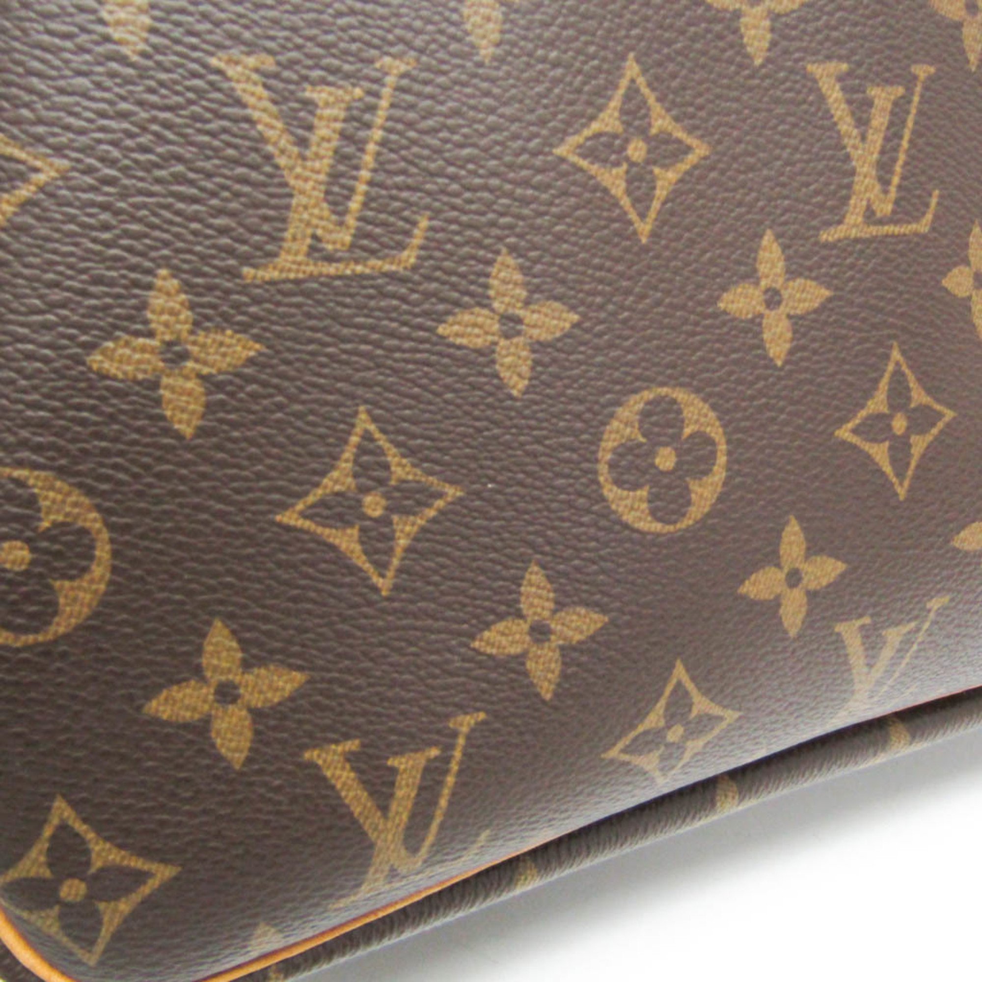 Louis Vuitton Monogram M47270 Women's Handbag Brown