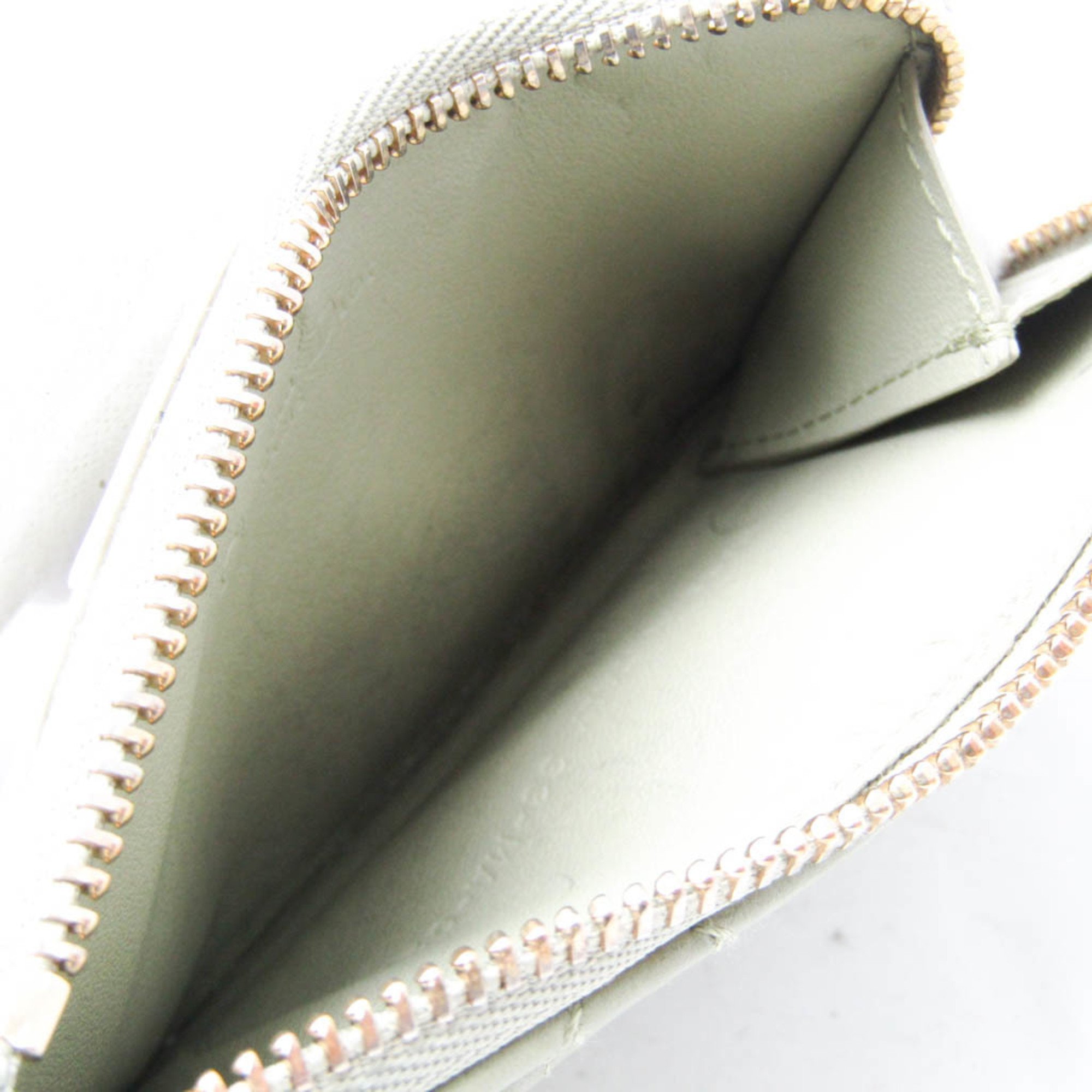 Christian Dior LADY DIOR Coin Case S0965ONMJ Leather Card Case Light Green