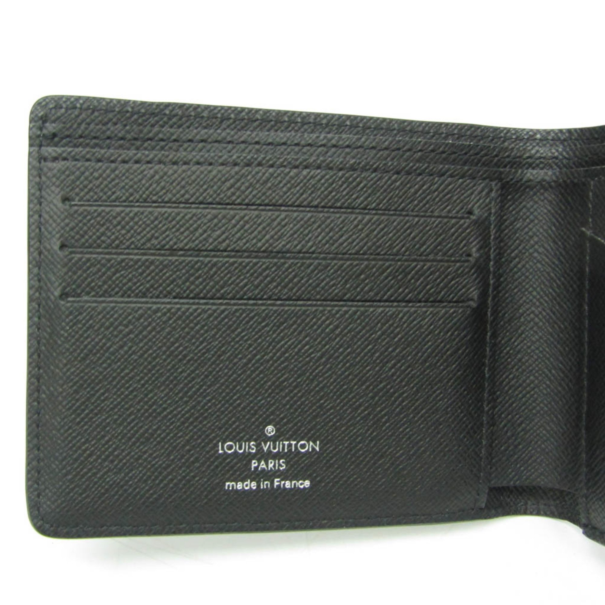 Louis Vuitton Epi Multiple Wallet M60662 Men's Epi Leather Bill Wallet (bi-fold) Black