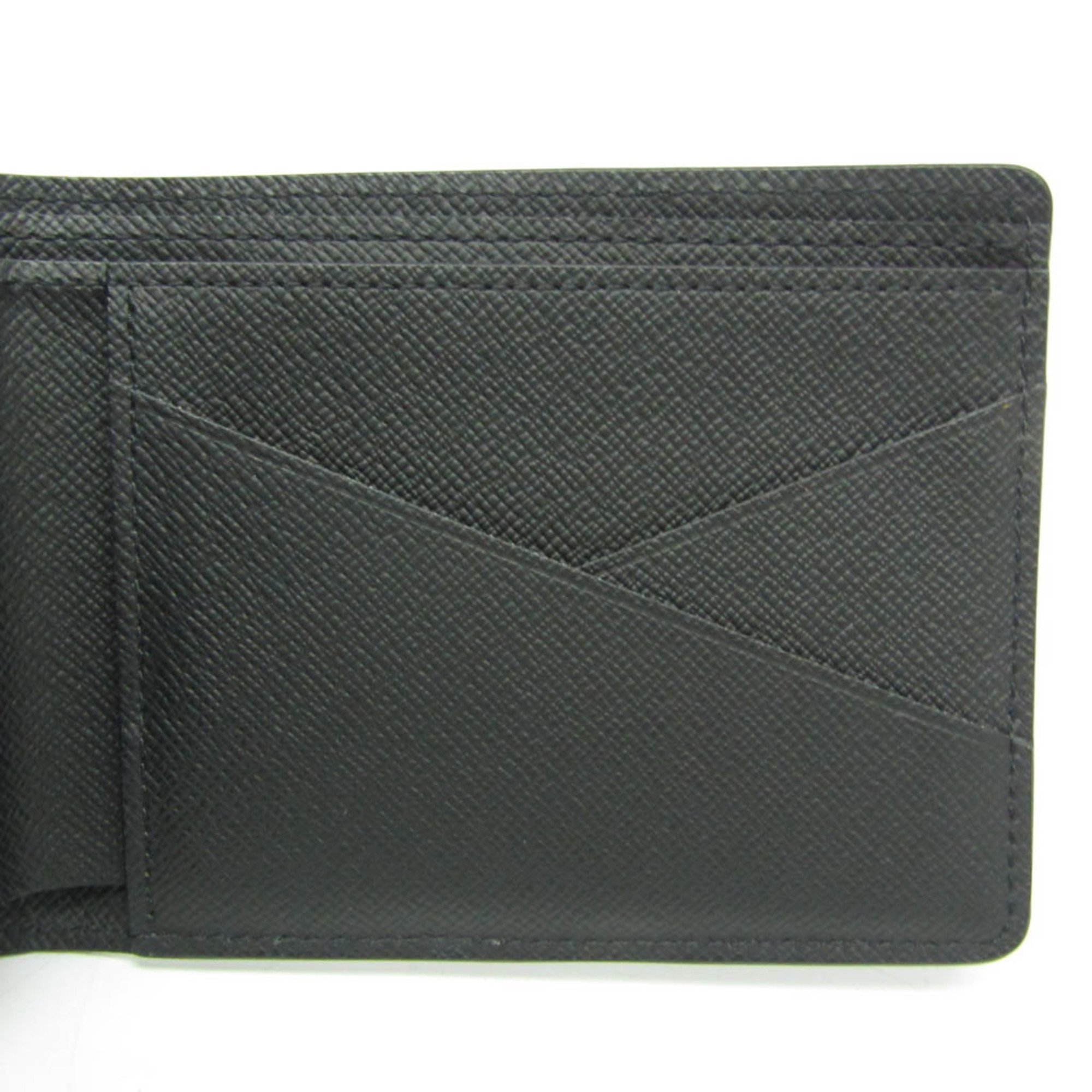 Louis Vuitton Epi Multiple Wallet M60662 Men's Epi Leather Bill Wallet (bi-fold) Black