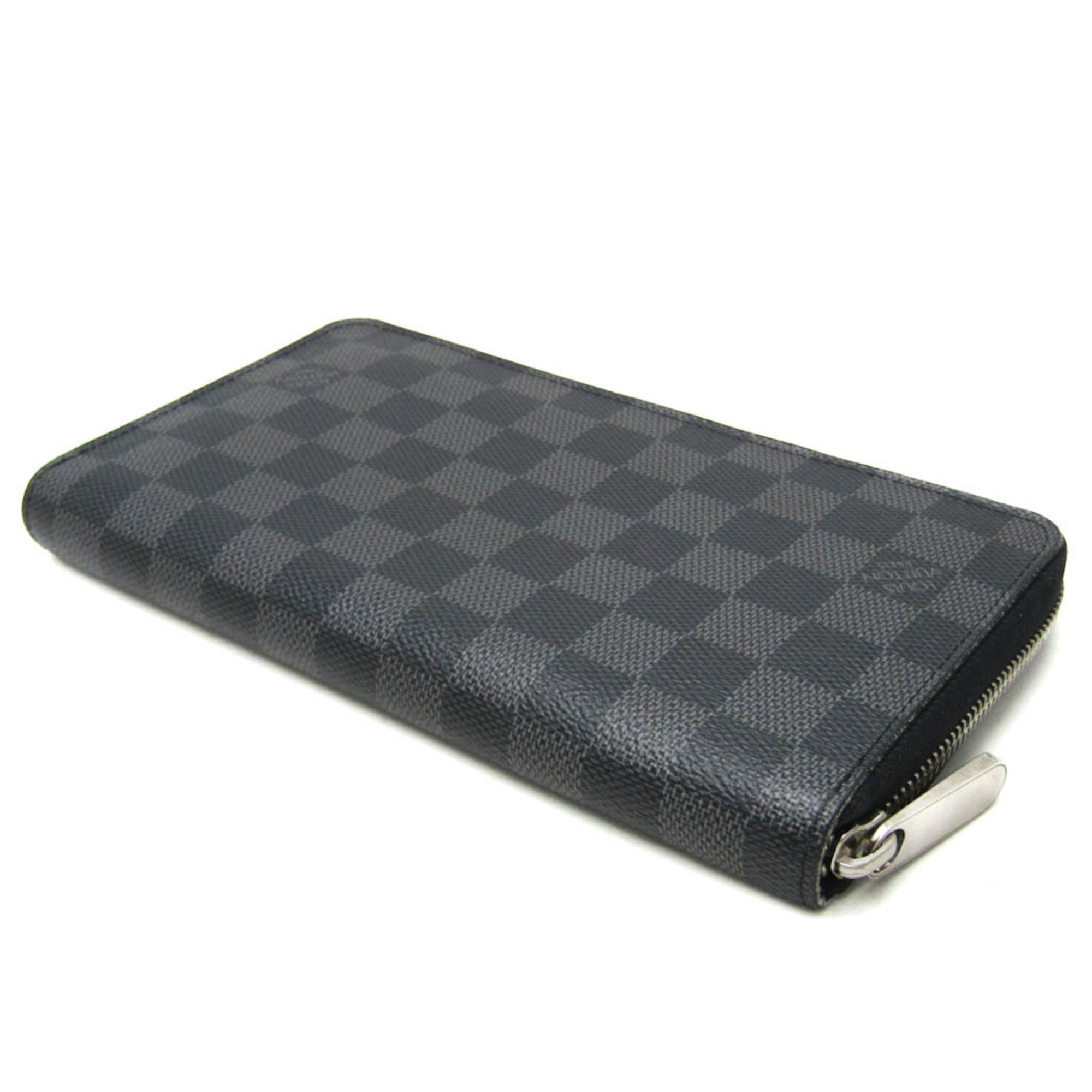 Louis Vuitton Damier Graphite Zippy Organizer N63077 Men's Damier Graphite Long Wallet (bi-fold) Damier Graphite