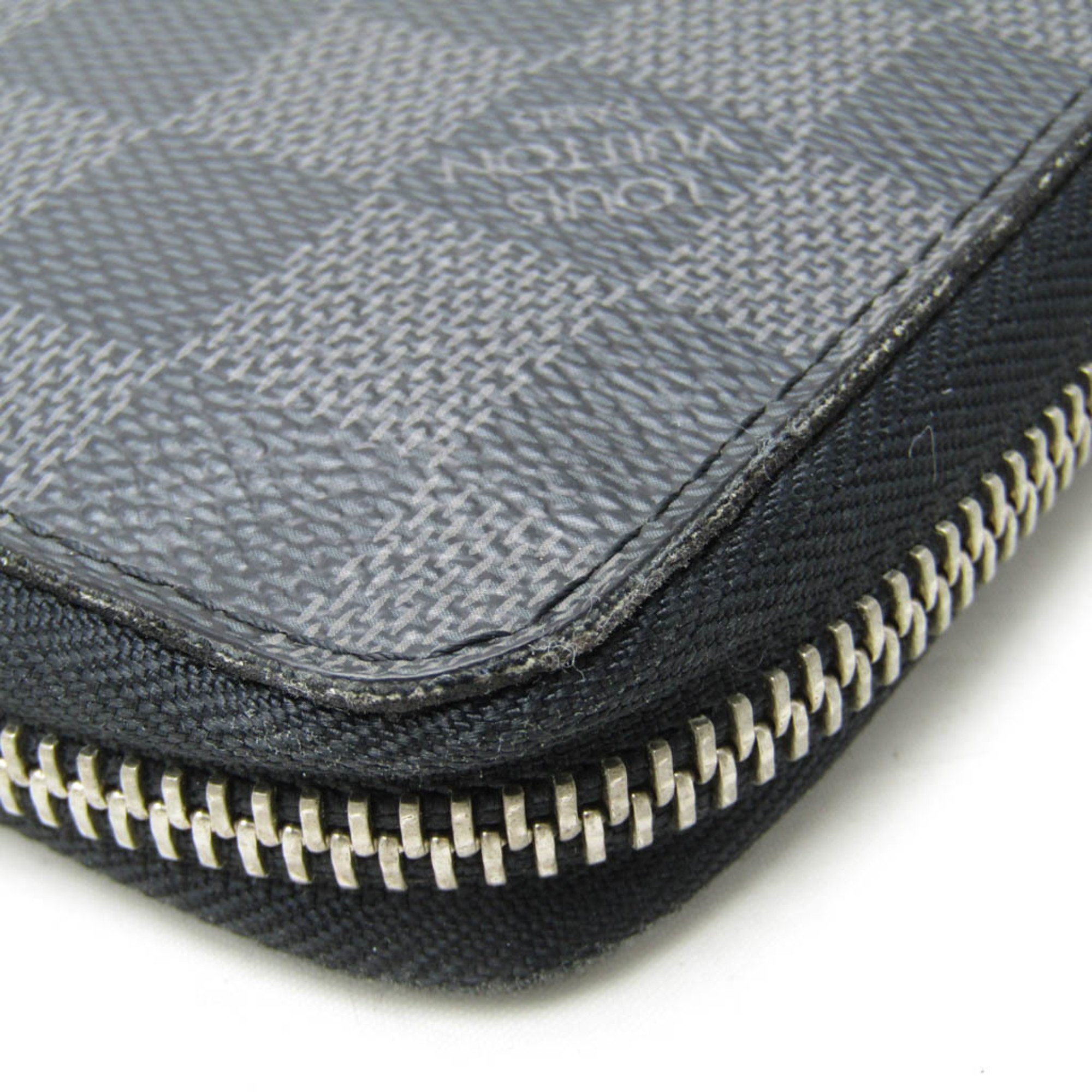 Louis Vuitton Damier Graphite Zippy Organizer N63077 Men's Damier Graphite Long Wallet (bi-fold) Damier Graphite