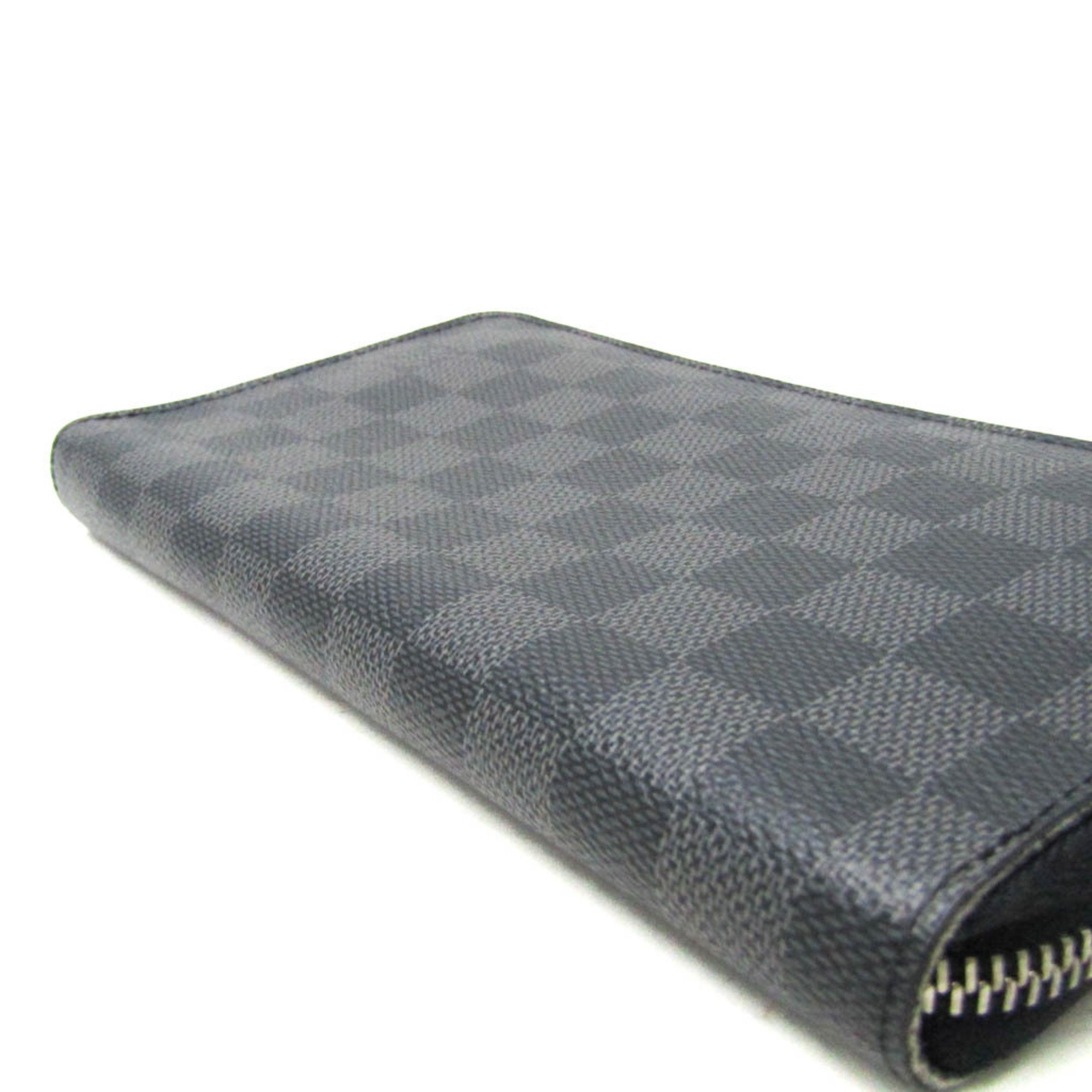 Louis Vuitton Damier Graphite Zippy Organizer N63077 Men's Damier Graphite Long Wallet (bi-fold) Damier Graphite