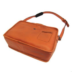 Porter Baron 206-02635 Men's Leather Briefcase,Shoulder Bag Orange