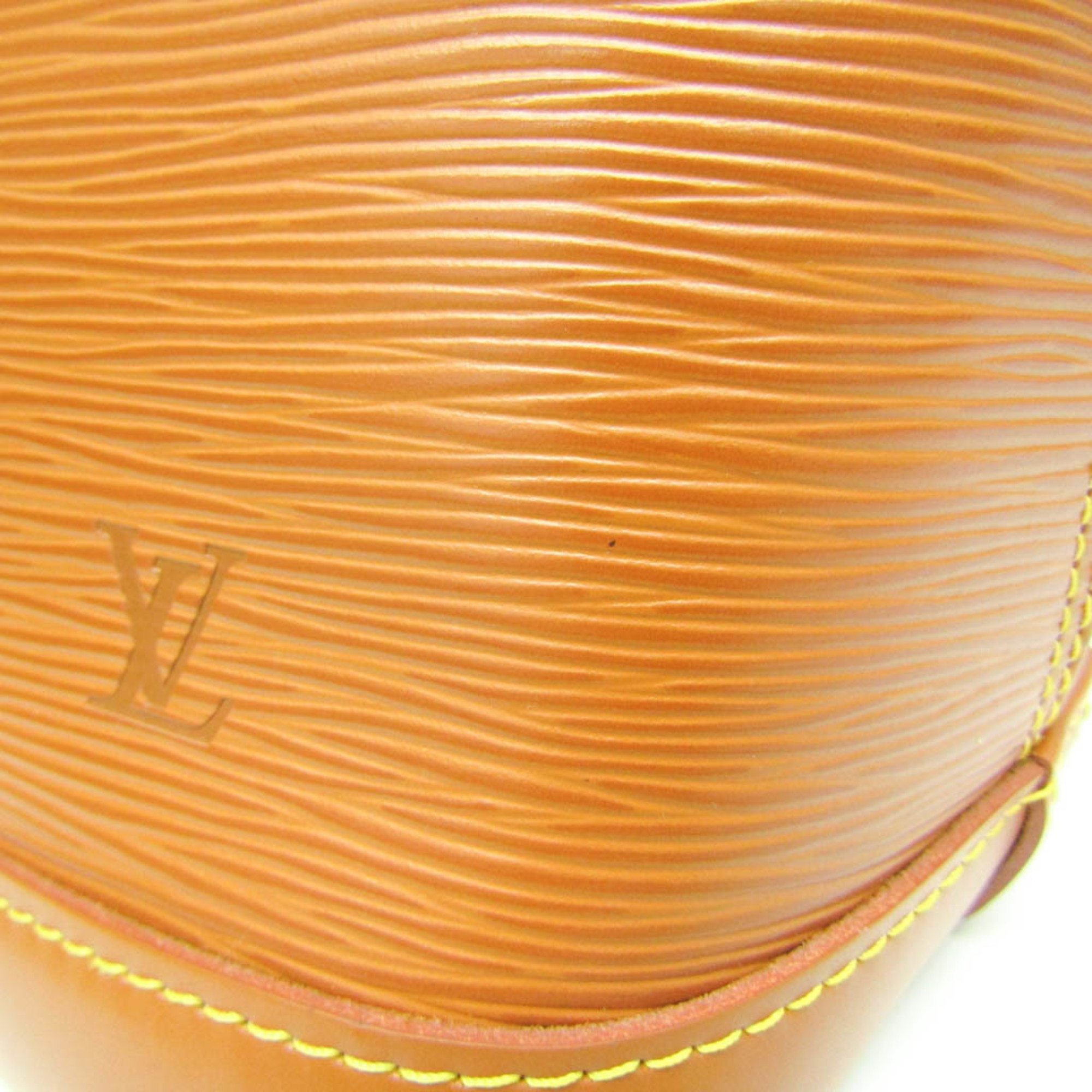 Louis Vuitton Epi Alma M52148 Women's Handbag Gold Cipango