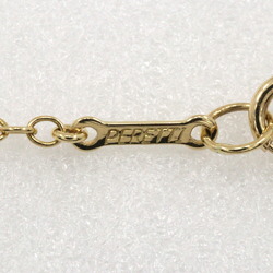 Tiffany TIFFANY&Co. Teardrop 5P Bracelet Elsa Peretti K18 Yellow Gold Approx. 8.3g Women's