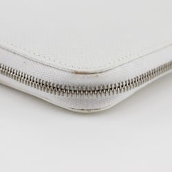 Hermes HERMES Azap Long Silk Inn Wallet Veau Epsom 2010 White □N Women's