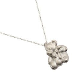 Tiffany TIFFANY&Co. Bear Necklace Silver 925 Approx. 6.1g Women's