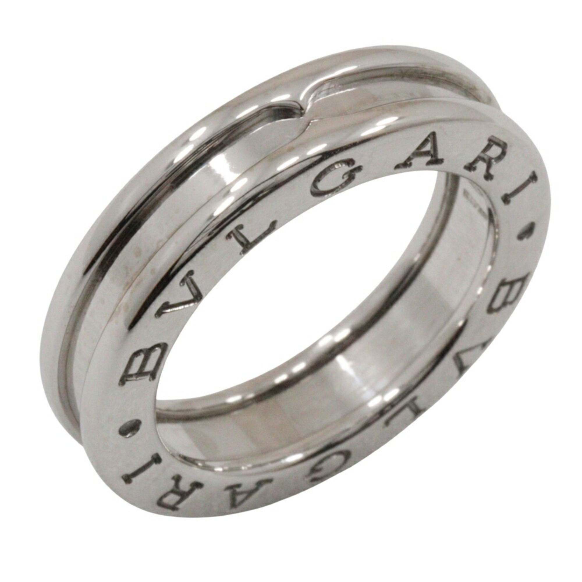 BVLGARI B-zero1 size 8 ring, B-zero1, 18K white gold, approx. 6.6g, ladies