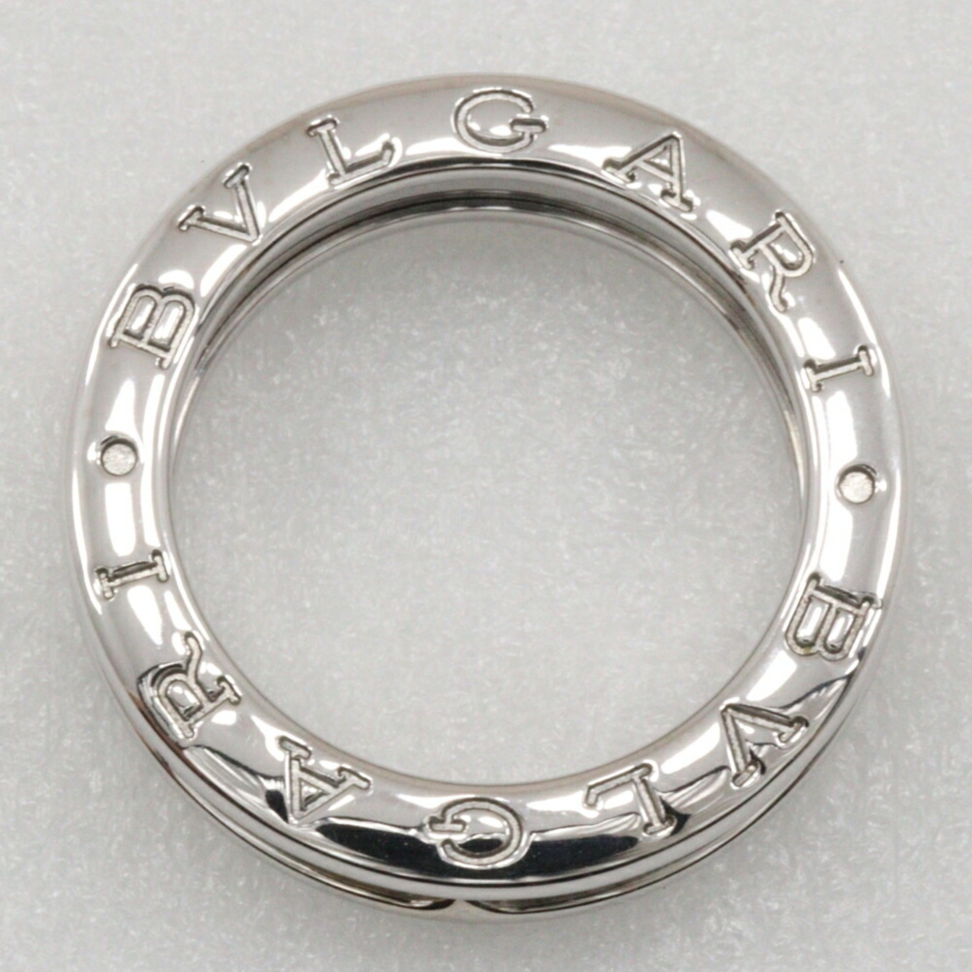 BVLGARI B-zero1 size 8 ring, B-zero1, 18K white gold, approx. 6.6g, ladies