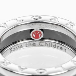 BVLGARI B.ZERO1 Save the Children Size 10.5 Ring Silver 925 Ceramic Approx. 6.43g