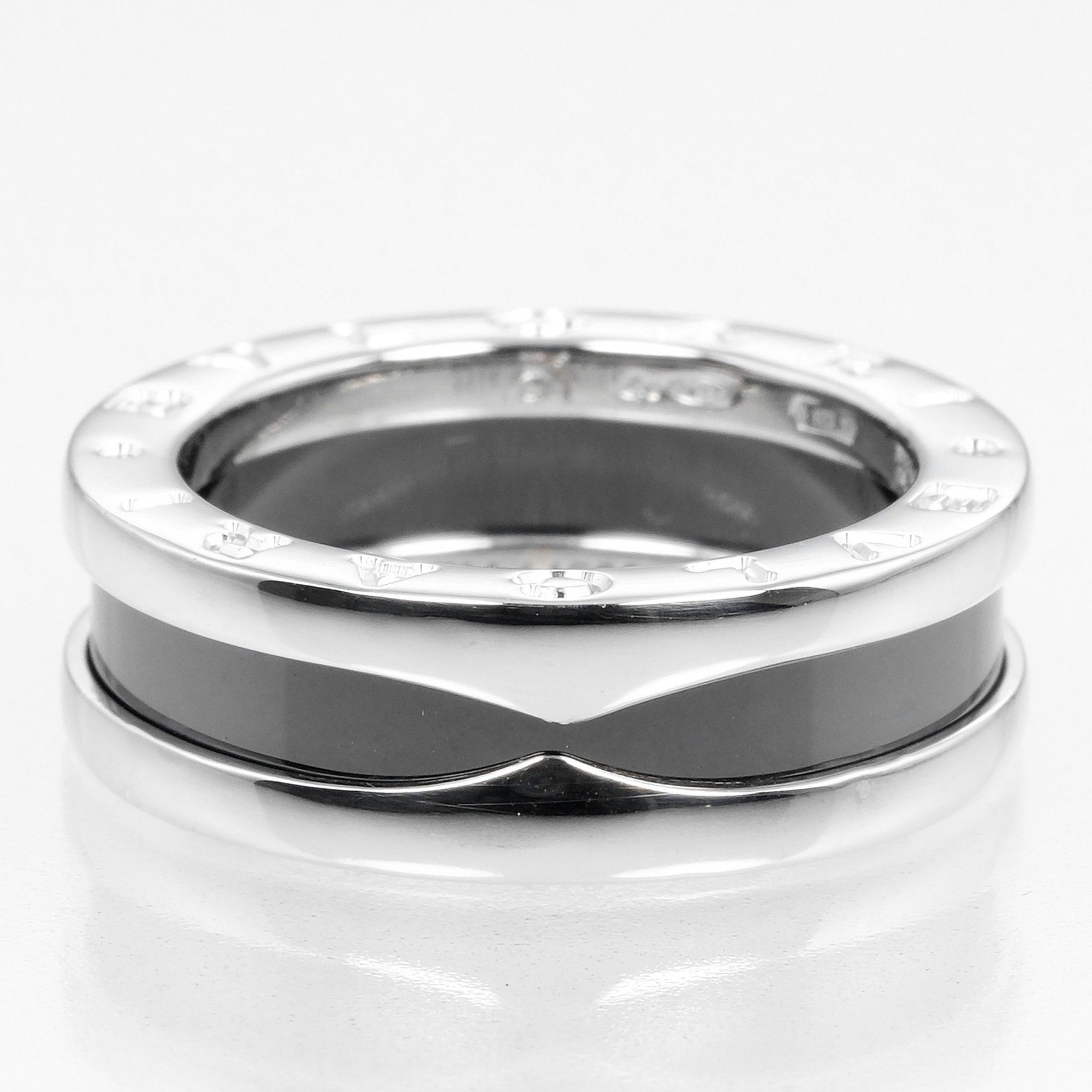 BVLGARI B.ZERO1 Save the Children Size 10.5 Ring Silver 925 Ceramic Approx. 6.43g