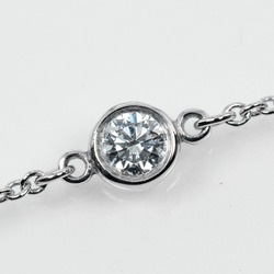 Tiffany TIFFANY & Co. By the Yard Bracelet Pt950 Platinum Diamond Approx. 1.2g