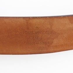 Louis Vuitton LOUIS VUITTON Ceinture Carre Belt M6800 Monogram Canvas 2002 Brown LB1002 Men's