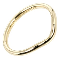 Tiffany TIFFANY&Co. Curved band size 12 ring 2mm model K18YG yellow gold approx. 2.38g