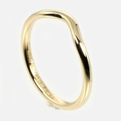 Tiffany TIFFANY&Co. Curved band size 12 ring 2mm model K18YG yellow gold approx. 2.38g