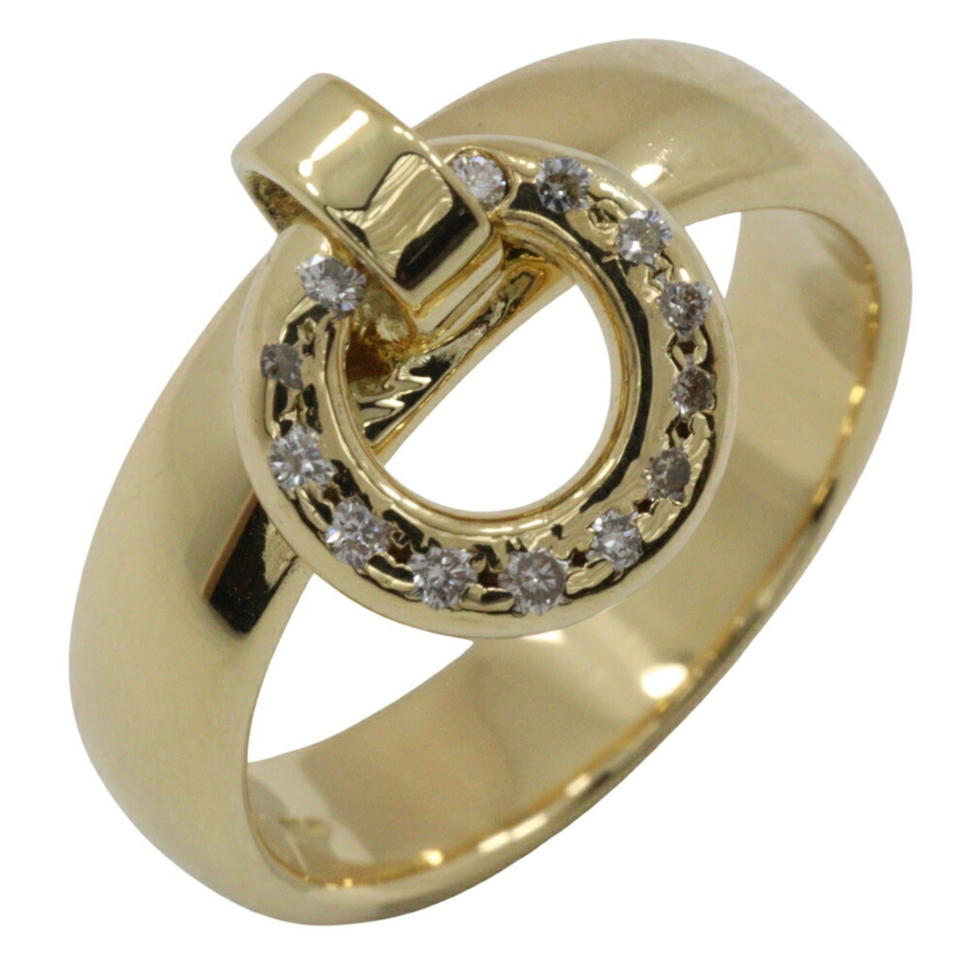 Tiffany & Co. Door Knock size 10 ring, 18K yellow gold and diamond, approx. 6.8g, Knock, for women