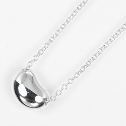 Tiffany TIFFANY&Co. Bean Necklace Silver 925 Approx. 2.5g