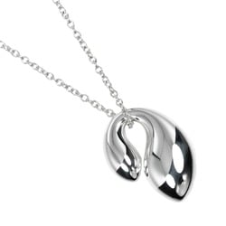 Tiffany TIFFANY&Co. Double Teardrop Necklace Silver 925 Approx. 5.6g