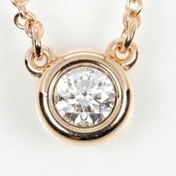 Tiffany TIFFANY&Co. By the Yard Necklace 0.14ct K18PG Pink Gold Diamond Approx. 2.5g