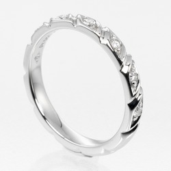 Chaumet Torsade size 7 ring, Pt950 platinum, 8P diamonds, approx. 3.5g