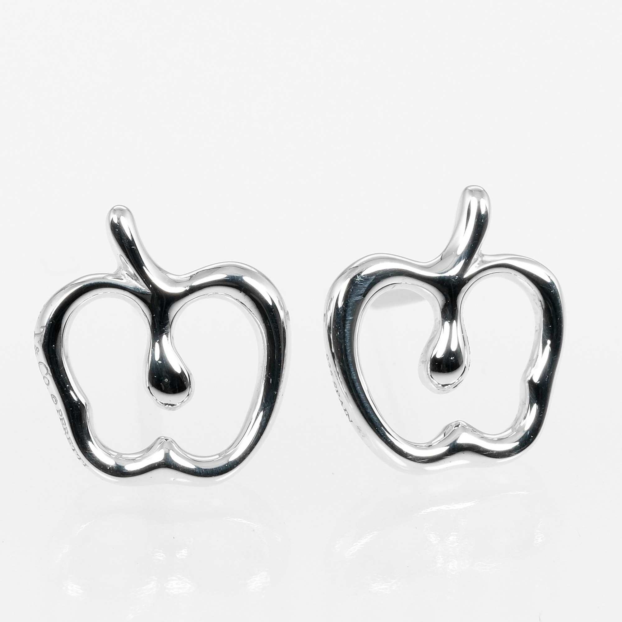 Tiffany TIFFANY&Co. Apple Earrings Silver 925 Approx. 1.72g