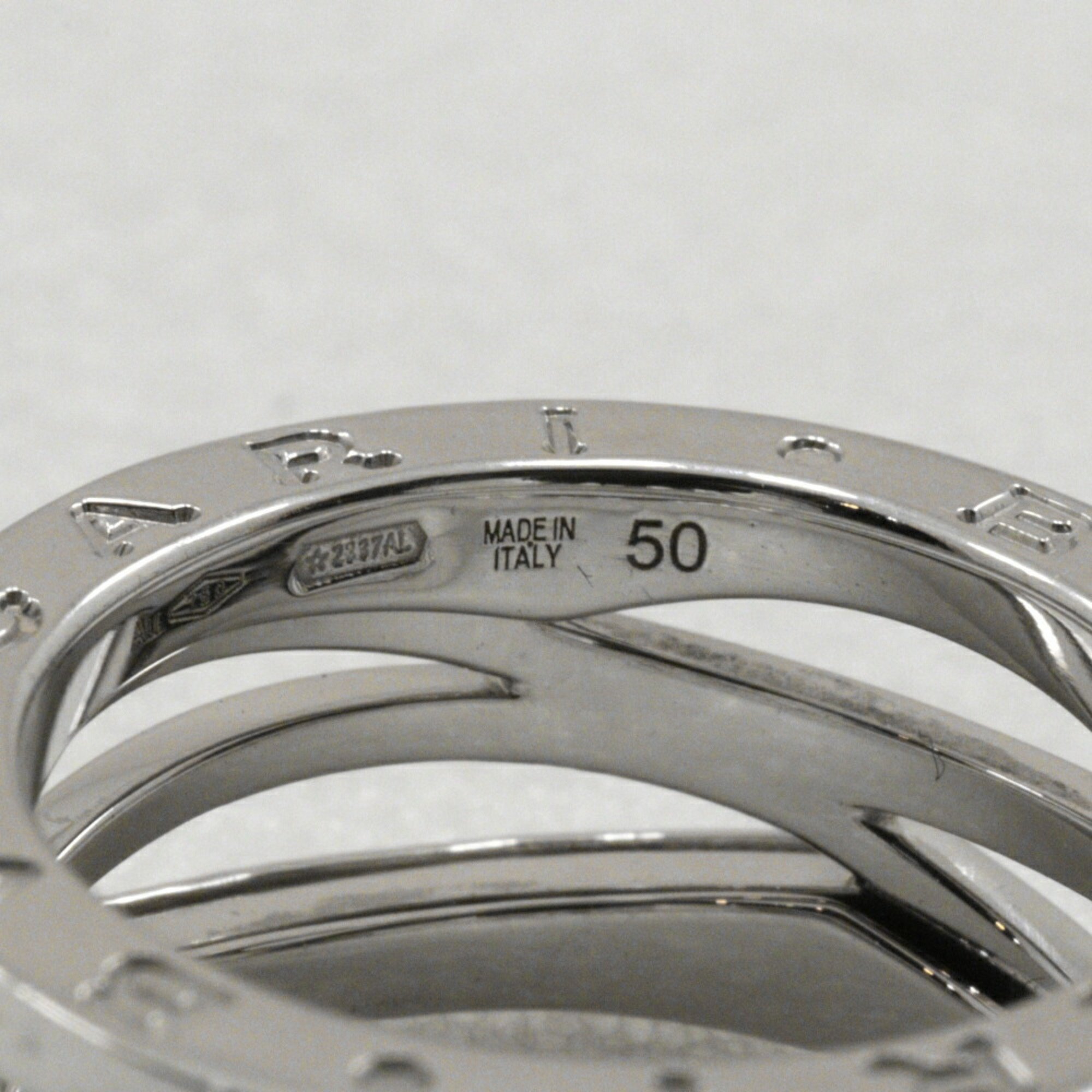 BVLGARI B-zero1 Legend size 9.5 ring K18 white gold approx. 8.9g ladies