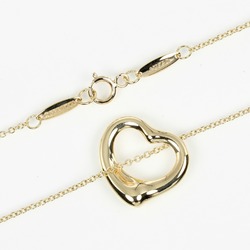 Tiffany TIFFANY&Co. Heart Necklace 16mm Model K18YG Yellow Gold Approx. 4.3g