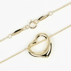 Tiffany TIFFANY&Co. Heart Necklace 16mm Model K18YG Yellow Gold Approx. 4.3g