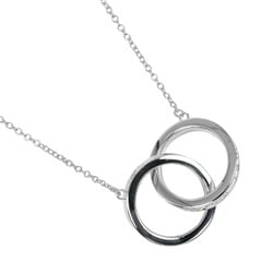 Tiffany TIFFANY&Co. 1837 Interlocking Circle Necklace Silver 925 Approx. 4.3g