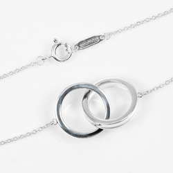 Tiffany TIFFANY&Co. 1837 Interlocking Circle Necklace Silver 925 Approx. 4.3g